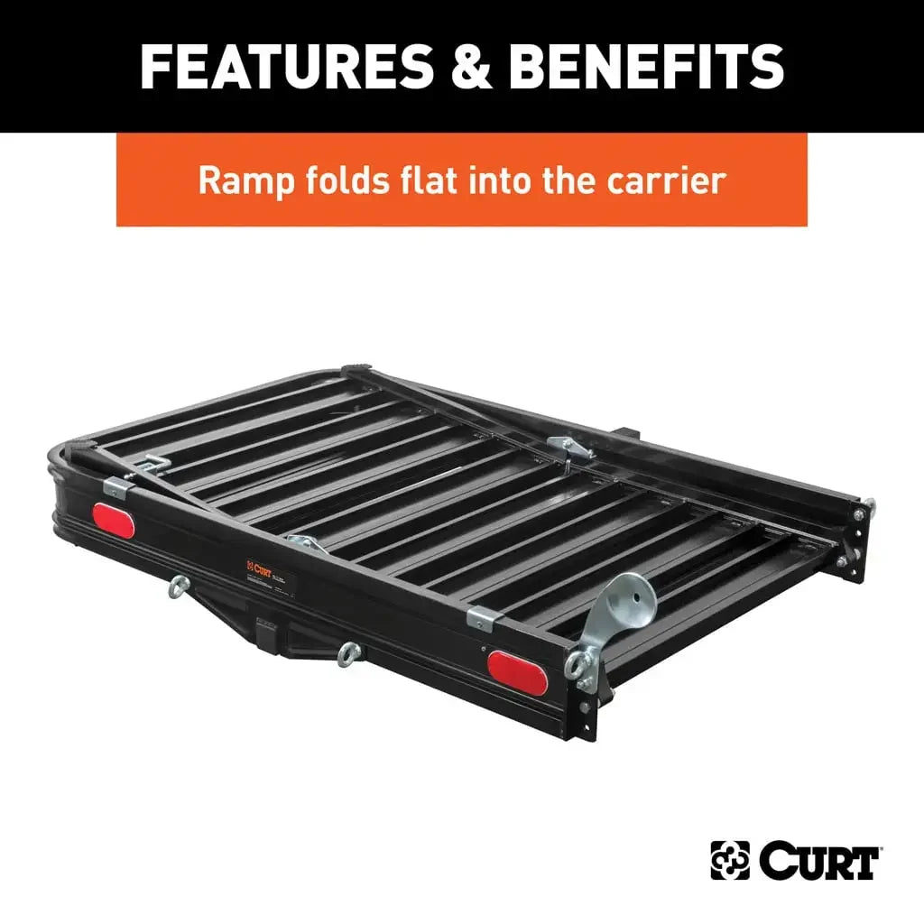 CURT MFG 18112 50' X 30-1/2' ALUMINUM HITCH CARGO - View 10