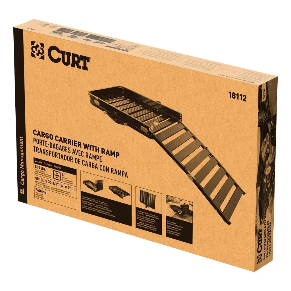 CURT MFG 18112 50' X 30-1/2' ALUMINUM HITCH CARGO - View 11