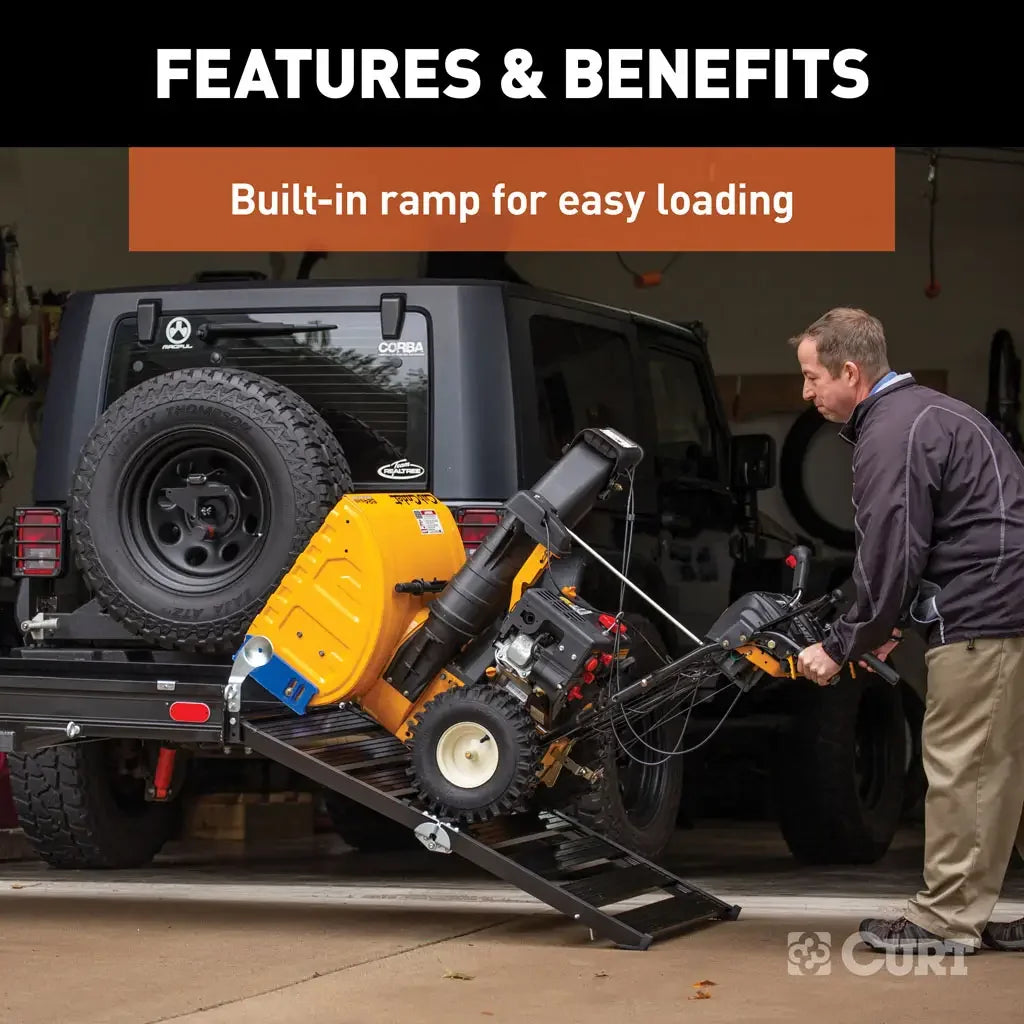 CURT MFG 18112 50' X 30-1/2' ALUMINUM HITCH CARGO - View 5