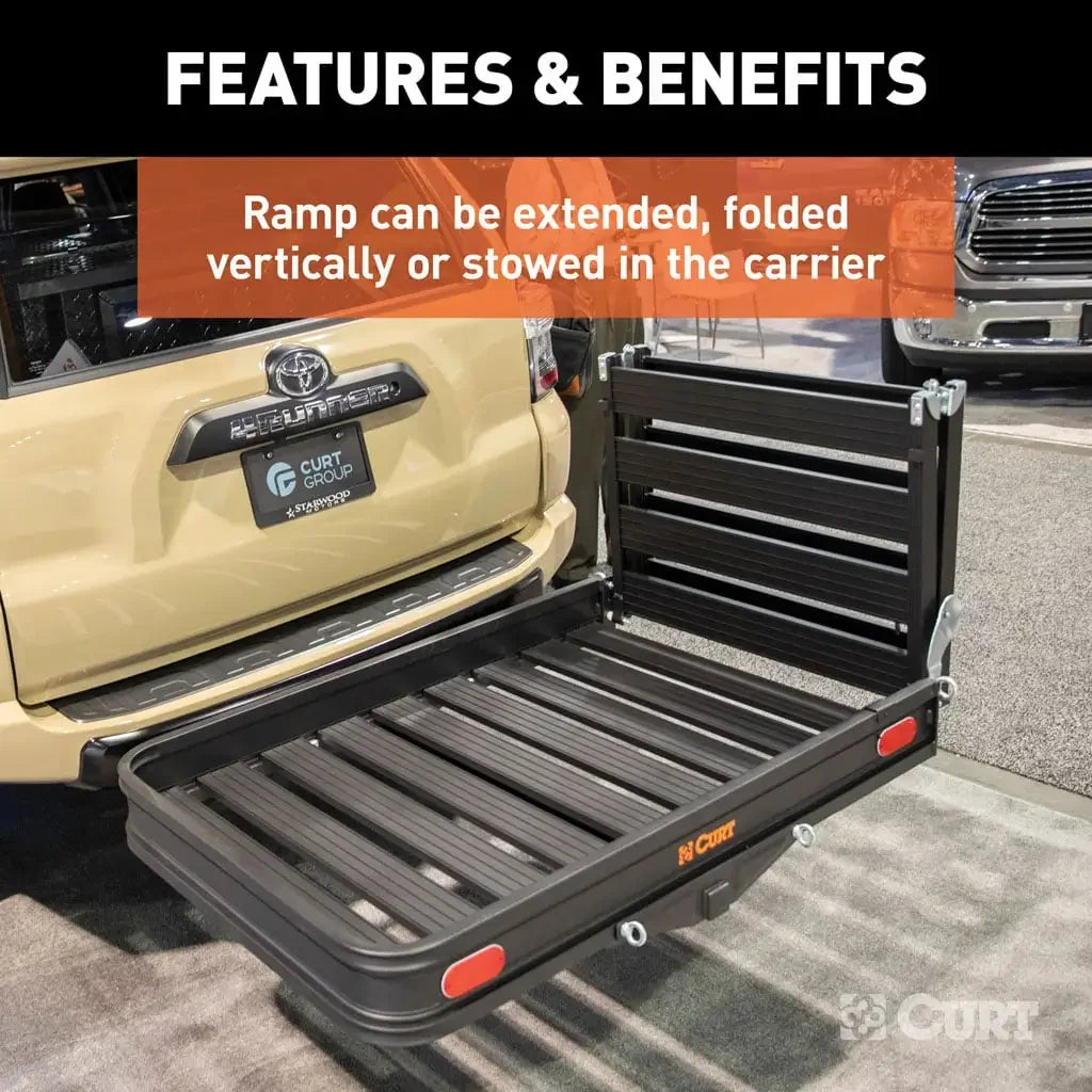 CURT MFG 18112 50' X 30-1/2' ALUMINUM HITCH CARGO - View 6