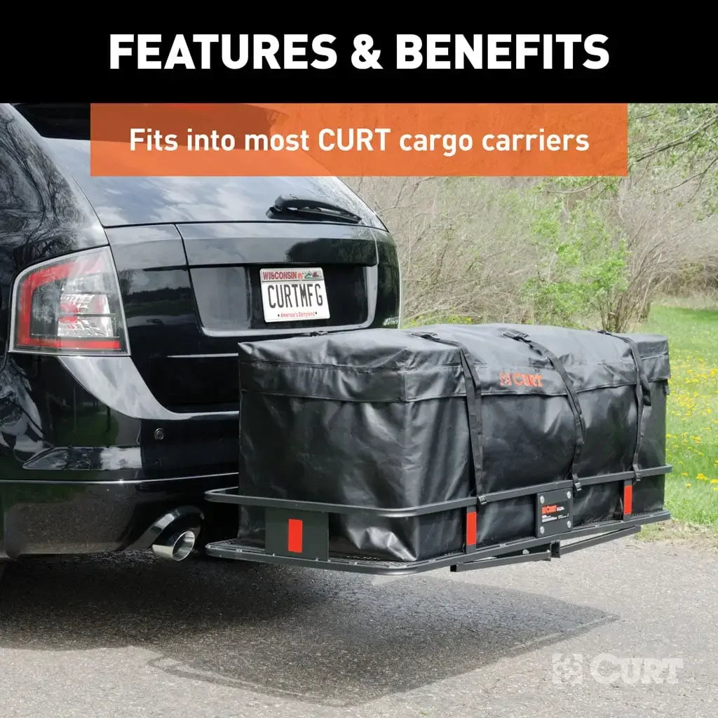 CURT 18211 56" x 22" x 21" Weather-Resistant Vinyl Cargo Bag - View 4