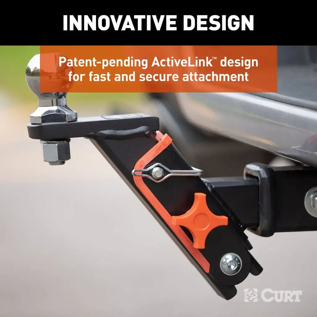 CURT 18416 ActiveLink Ball Mount, 2" Ball, 3,500 lbs. GTW - View 4