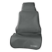 CURT 18500 Seat Defender 58" x 23" Removable Waterproof Grey Bucket Seat Cover - View 1