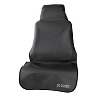 CURT 18501 Seat Defender 58" x 23" Removable Waterproof Black Bucket Seat Cover - View 1