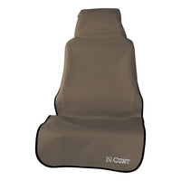 CURT 18502 Seat Defender 58" x 23" Removable Waterproof Brown Bucket Seat Cover - View 1