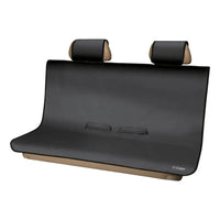 CURT 18511 Seat Defender 58" x 55" Removable Waterproof Black Bench Seat Cover - View 1