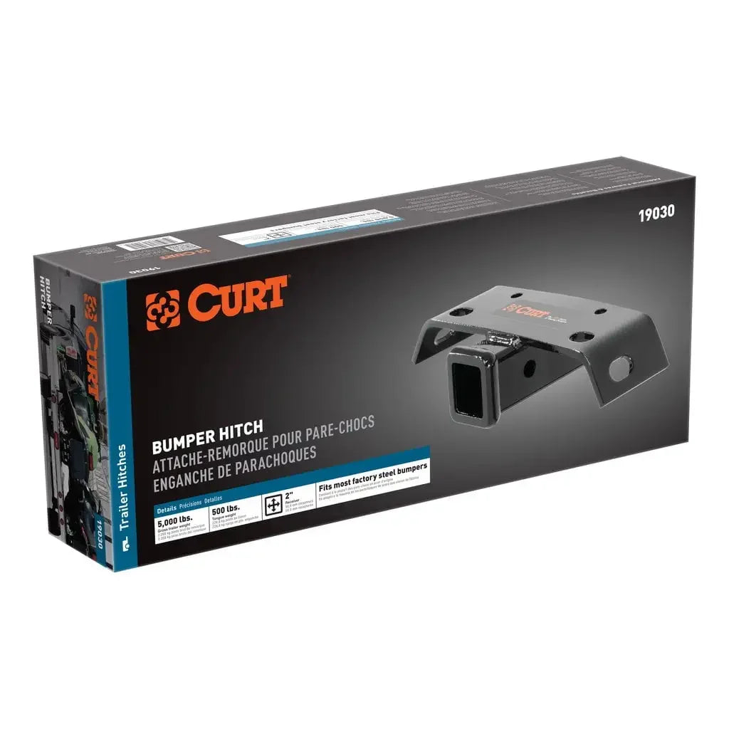 CURT 19030 Bumper Hitch with 2" Receiver - View 7