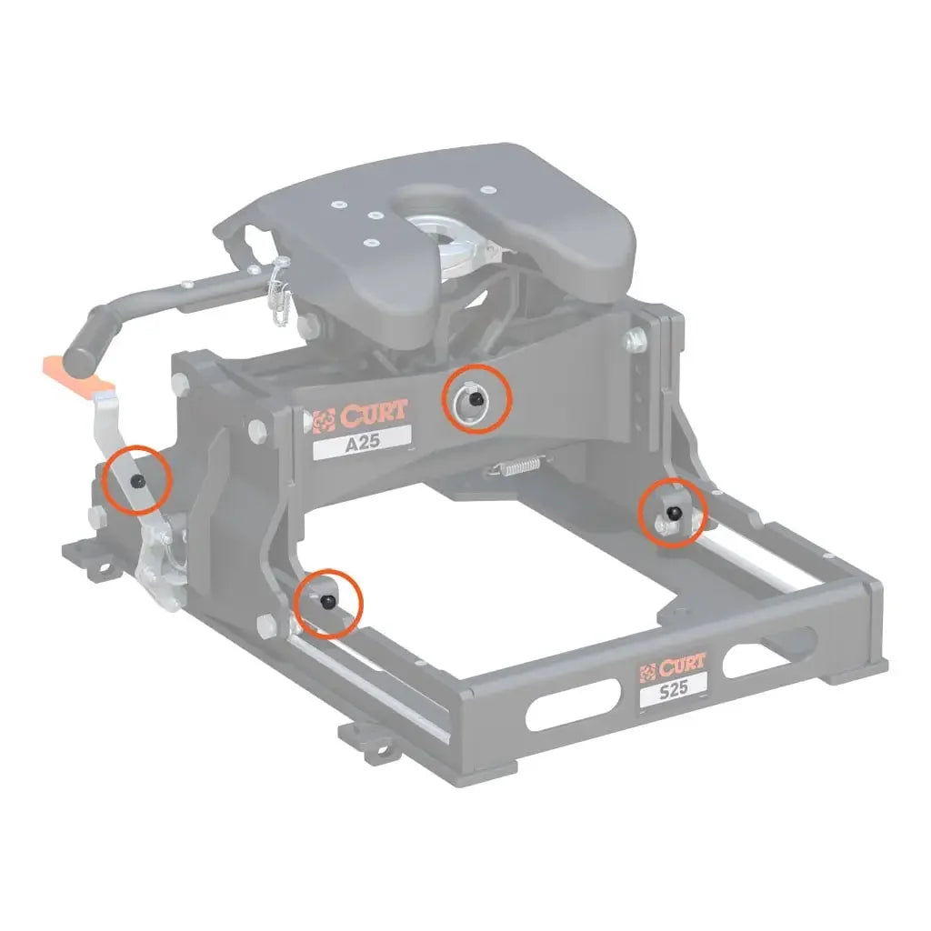 CURT 19103 Replacement S-Series 5th Wheel Slider Bumpers - View 2