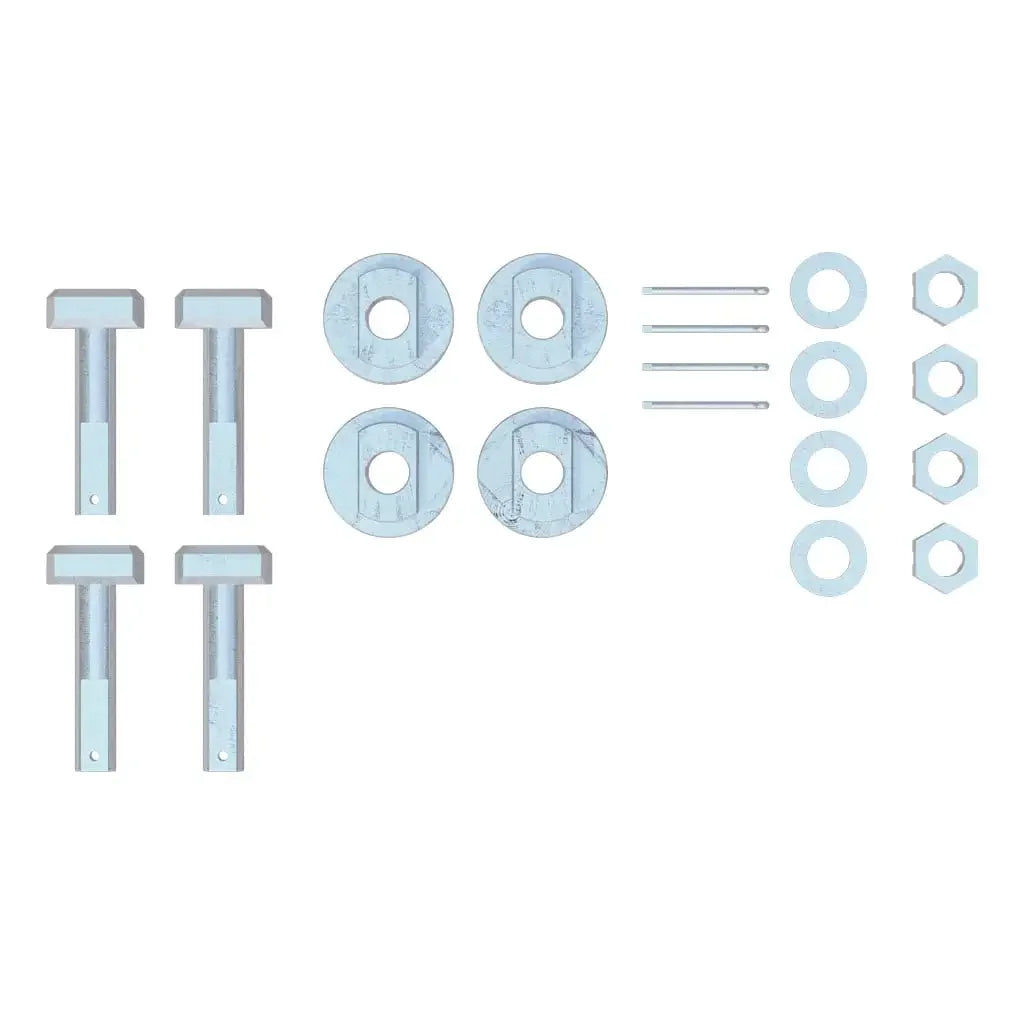 CURT 19210 Replacement 5th Wheel Puck System Anchors for Chevrolet / GMC (Fits 16025) - View 1