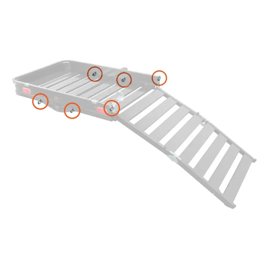 CURT 19232 Replacement 18112 Hardware for Cargo Carrier with Ramp - View 2