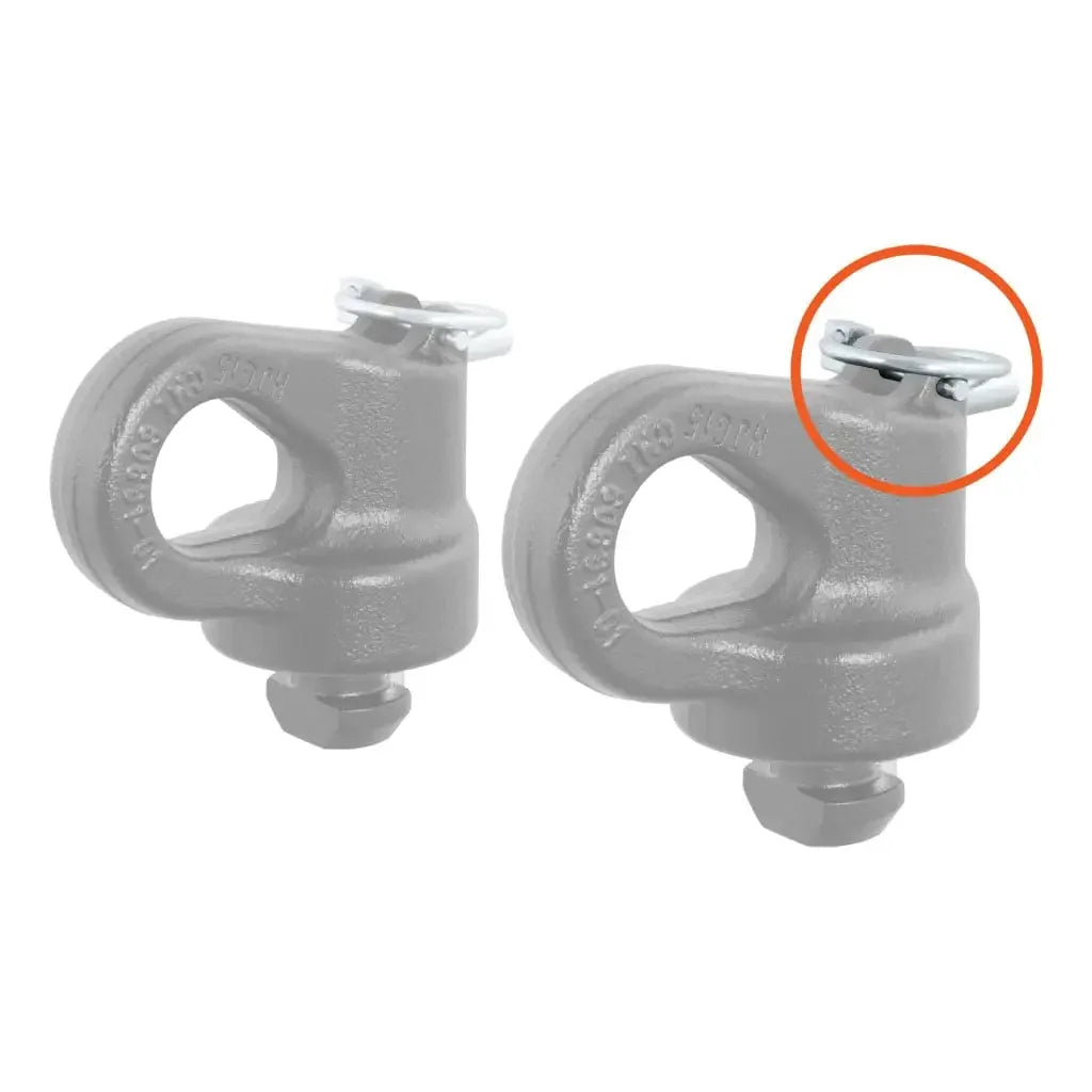 CURT 19251 Replacement Gooseneck Safety Chain Anchor Pins (Fits 60691) - View 2
