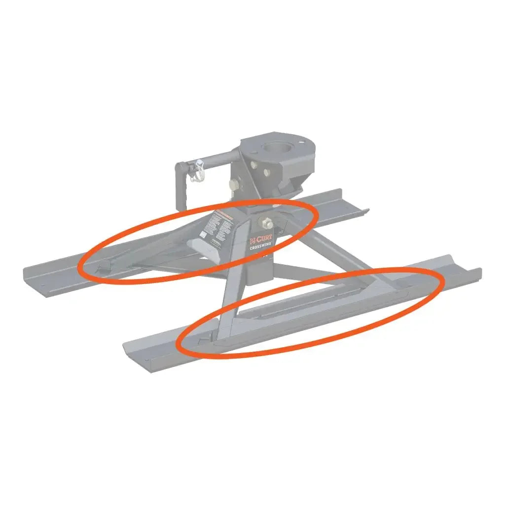 CURT 19282 Replacement CrossWing 5th Wheel Hitch Skid Pads - View 2