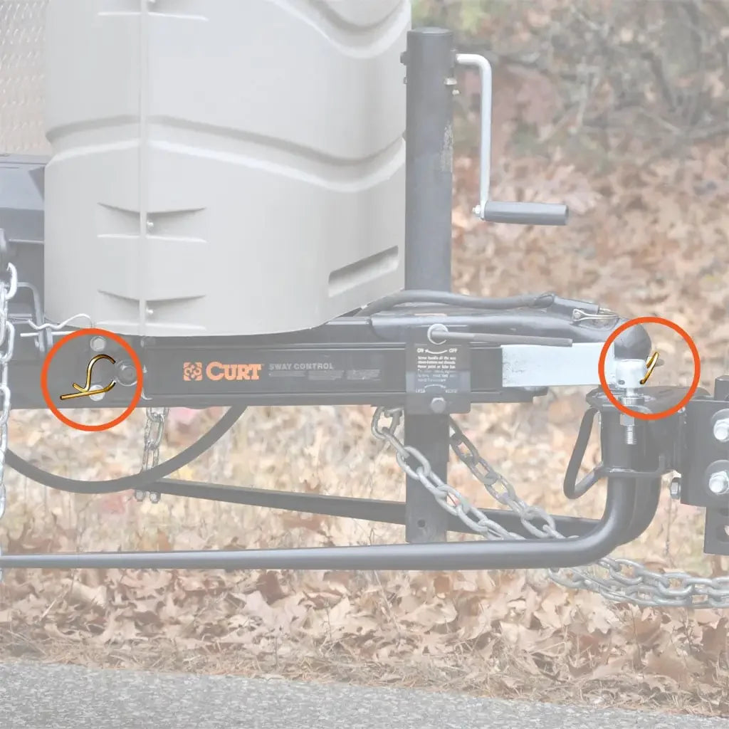 CURT 19289 Replacement Sway Control Clips - View 2