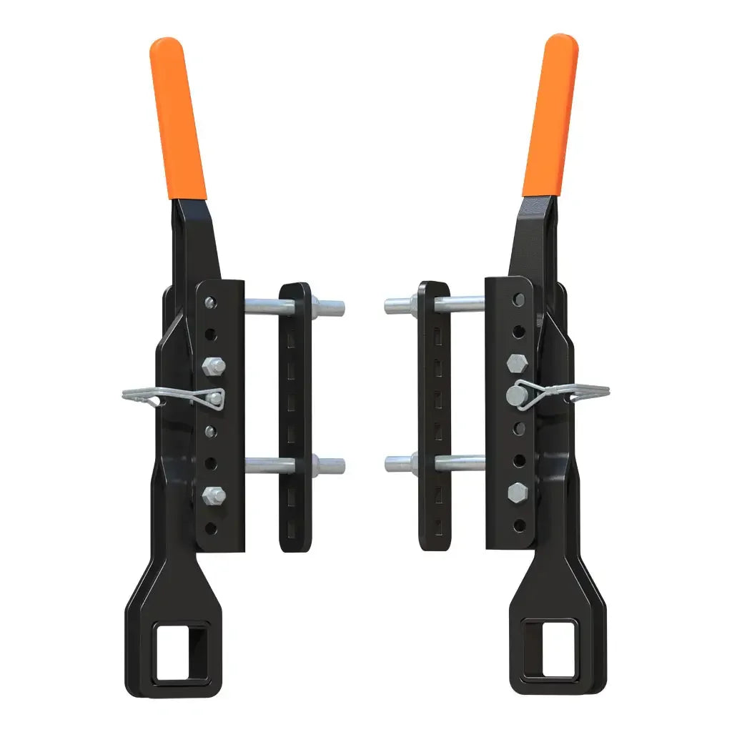 CURT 19298 Replacement TruTrack Trailer-Mounted Support Brackets with Handles (2-Pack) - View 1