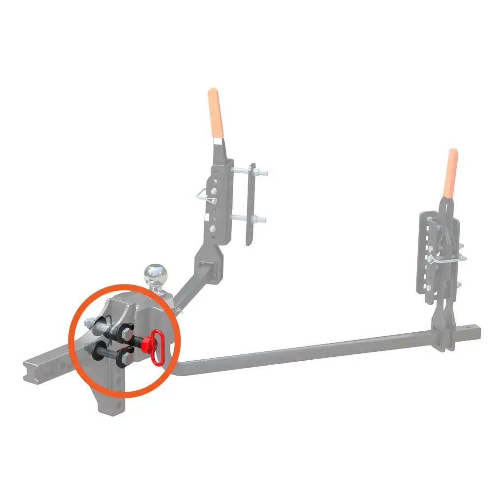 CURT 19300 TruTrack Trailer-Mounted Weight Distribution Hardware Kit - View 2