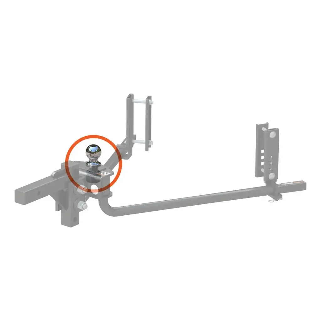 CURT 19308 2-5/16" Replacement Ball for TruTrack 2P 5-8K Weight Distribution Hitch - View 2