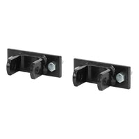 CURT 19748 Adjustable Tow Bar Bumper Brackets (1/2" Pin Holes) - View 1