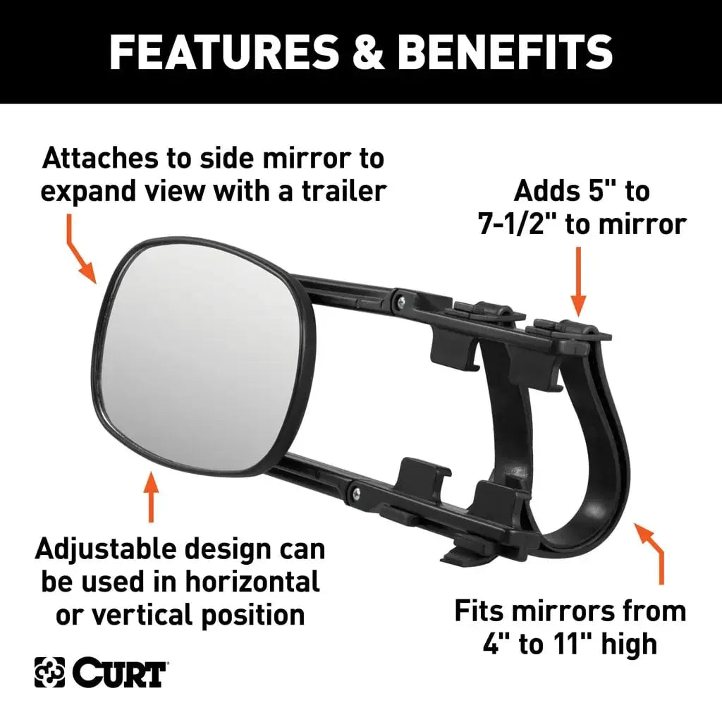 CURT 20002 Extended View Tow Mirror - View 3
