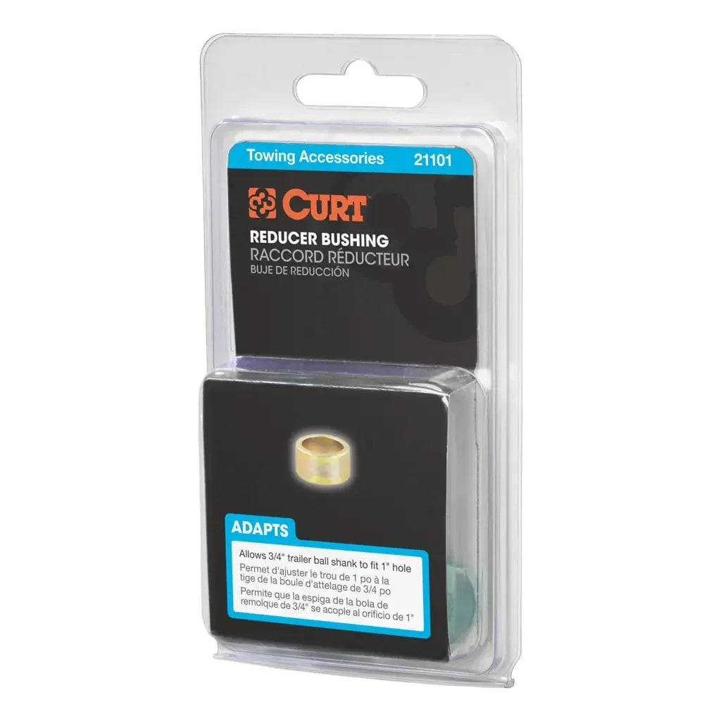 CURT 21101 Trailer Ball Reducer Bushing (From 1" to 3/4" Stem, Packaged) - View 6