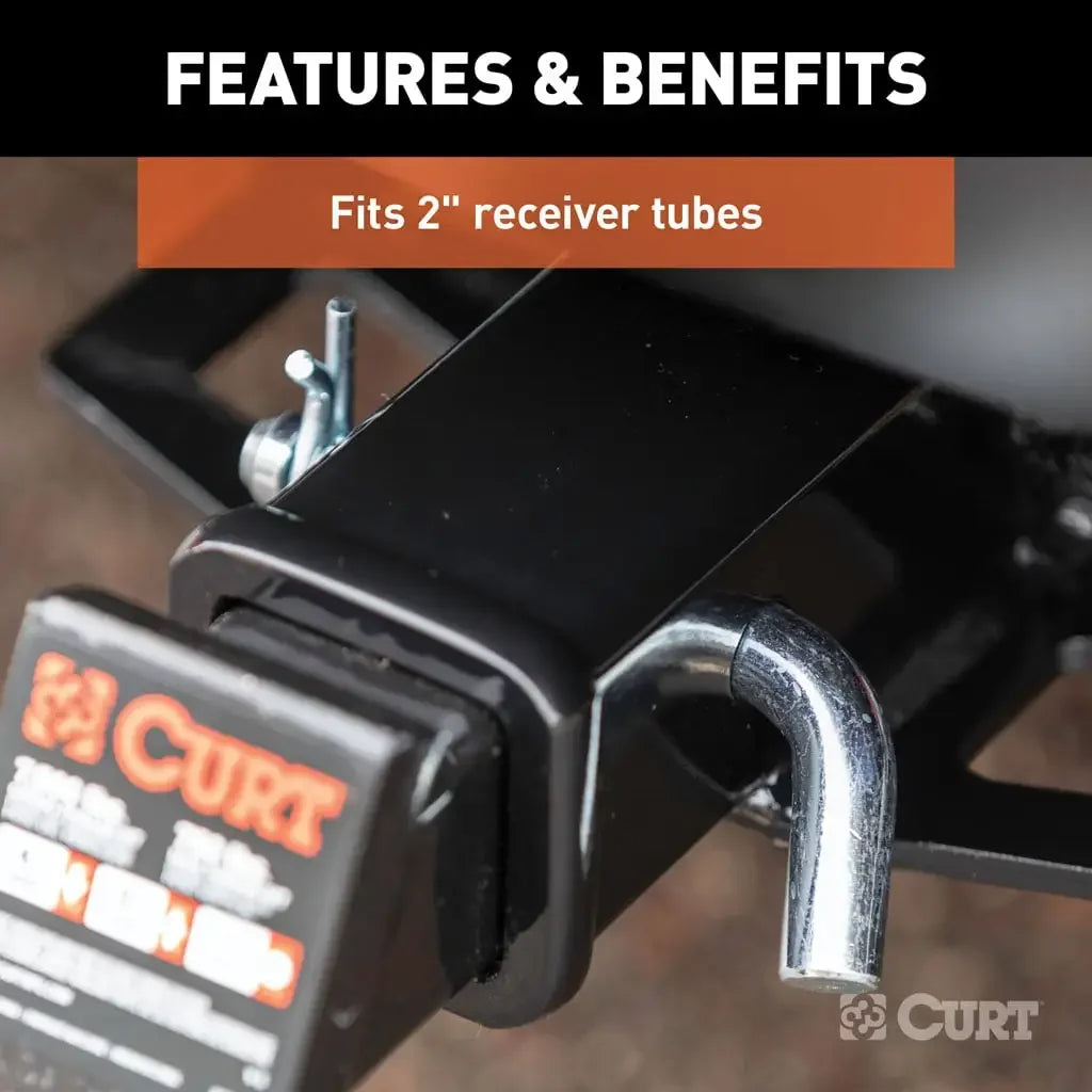 CURT 21505 5/8" Hitch Pin with Groove (2" Receiver, Zinc, Packaged) - View 6