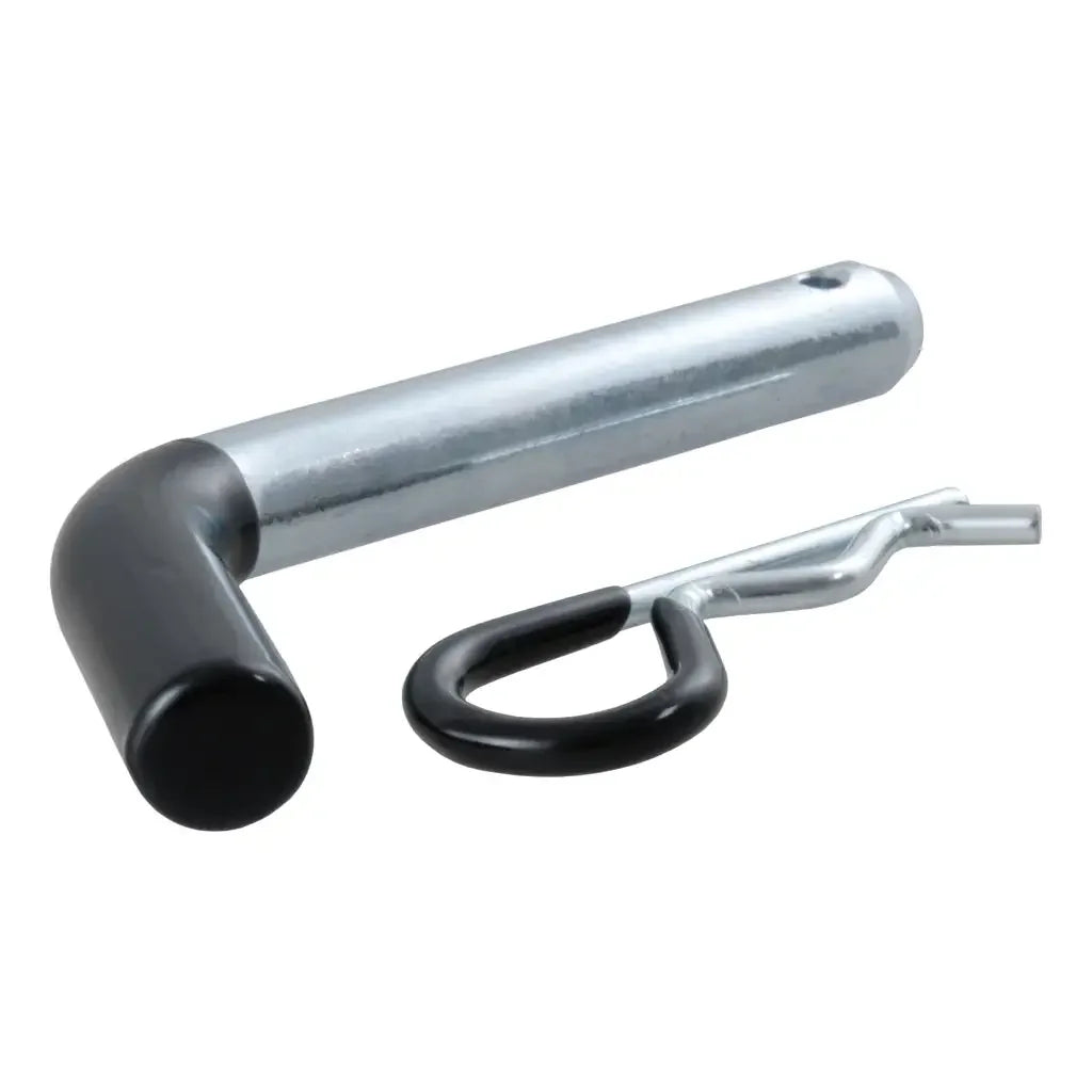 CURT 21510 5/8" Hitch Pin (2" Receiver, Zinc with Rubber Grip) - View 1