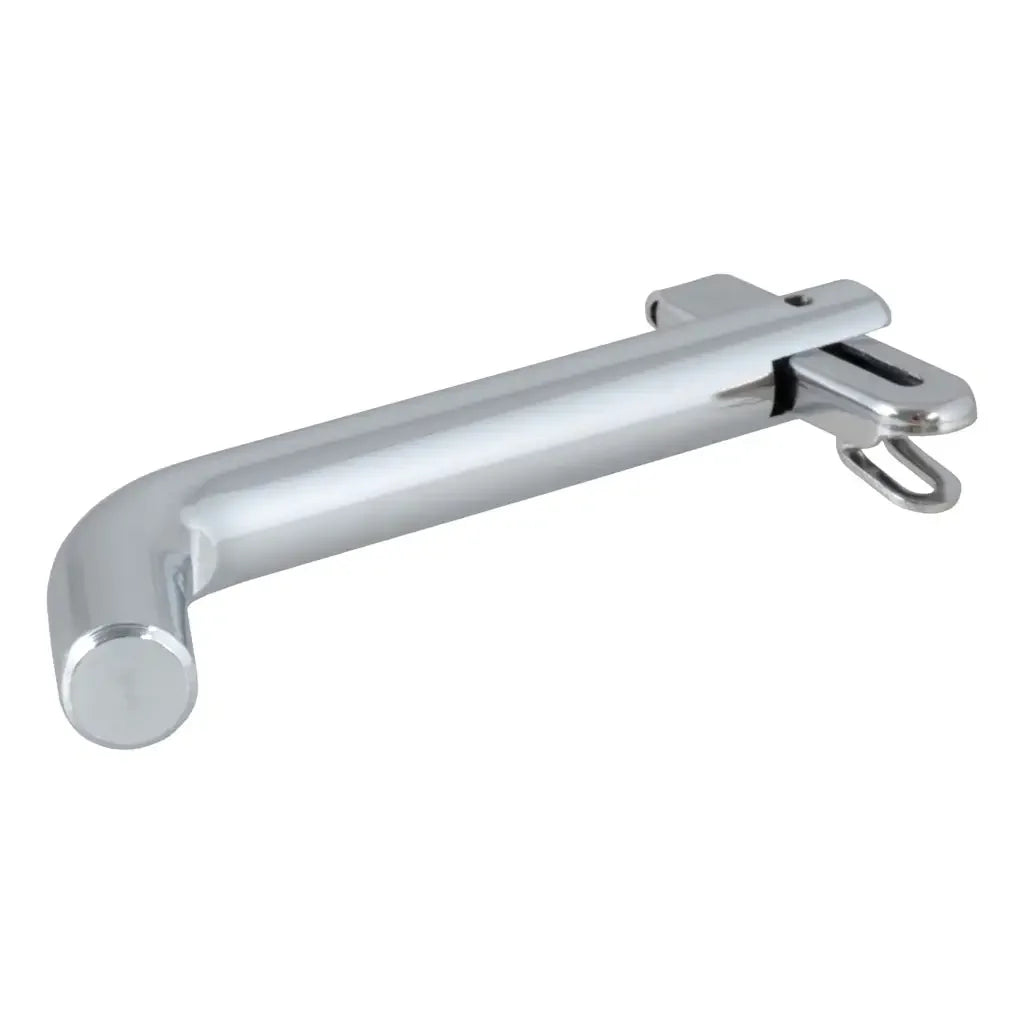 CURT 21541 1/2" Swivel Hitch Pin (1-1/4" Receiver, Chrome, Packaged) - View 1