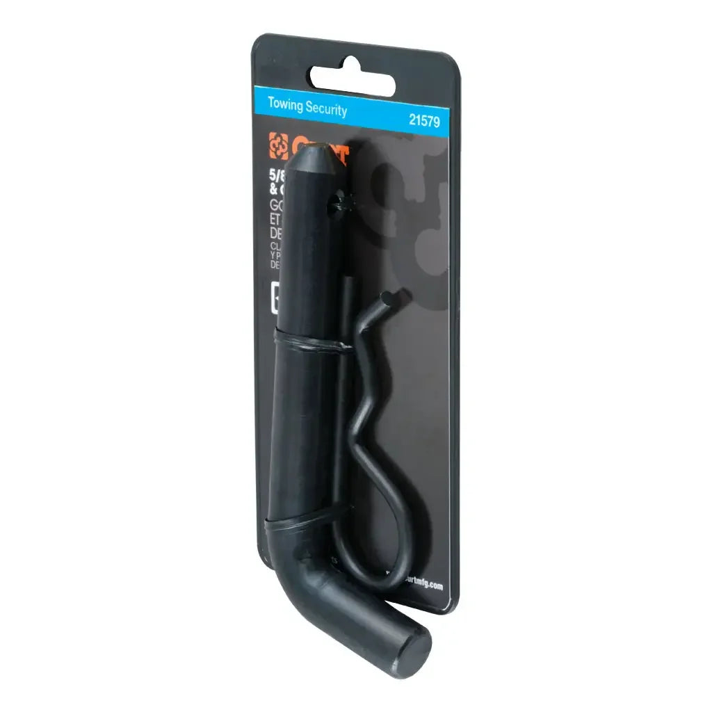 CURT 21579 5/8" Hitch Pin (2" Receiver, Black, Packaged) - View 1