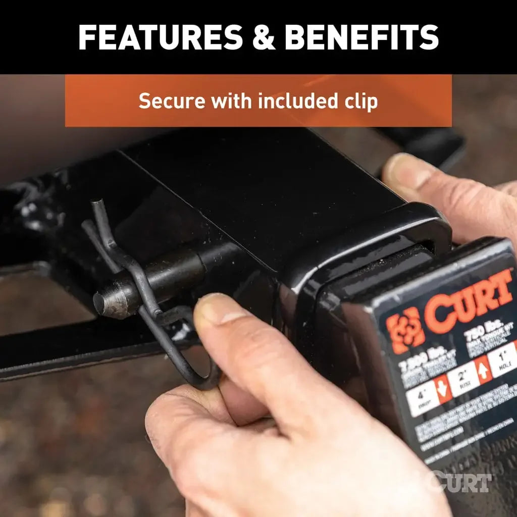 CURT 21579 5/8" Hitch Pin (2" Receiver, Black, Packaged) - View 5