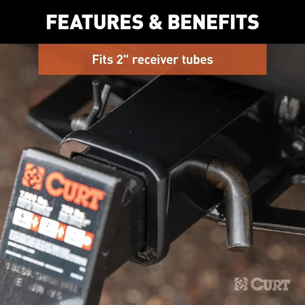 CURT 21579 5/8" Hitch Pin (2" Receiver, Black, Packaged) - View 6