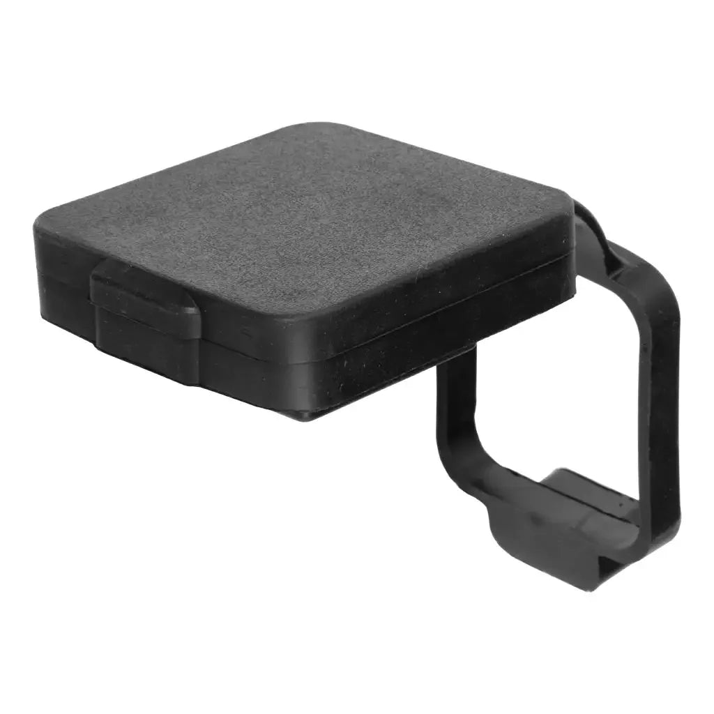 CURT 21728 2" Rubber Hitch Tube Cover with 4-Way Flat Holder (Packaged) - View 1