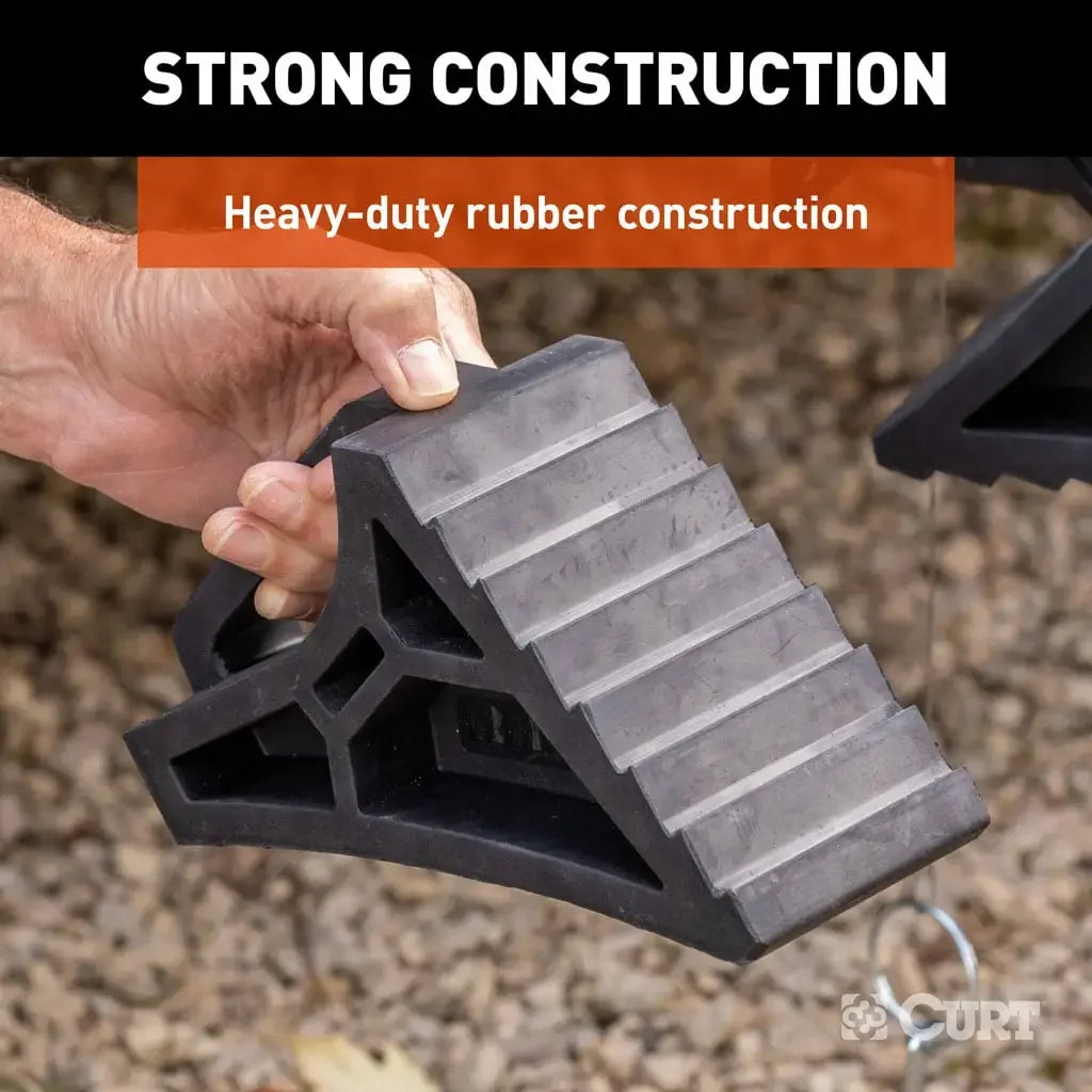 CURT 22801 HD Wheel Chock (Bulk) - View 6