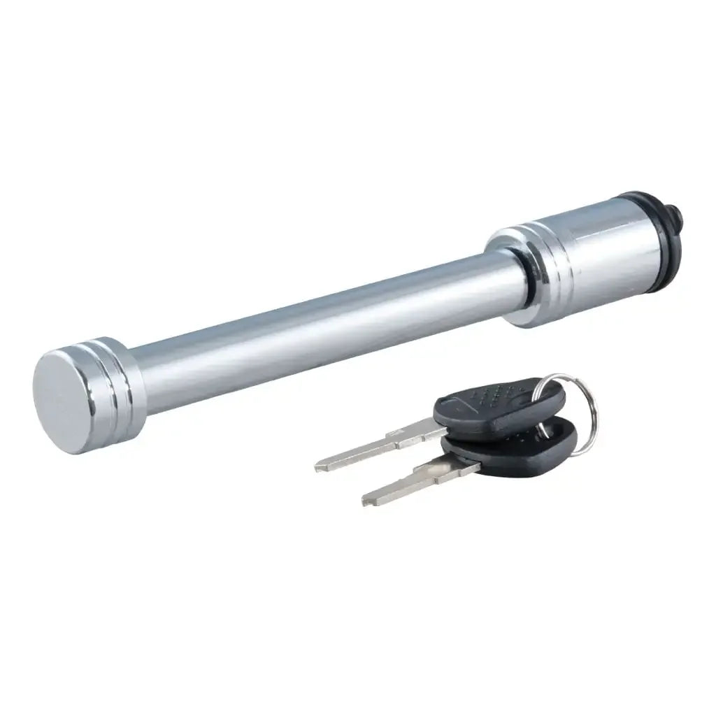 CURT 23025 5/8" Hitch Lock (3" Receiver, Barbell, Chrome) - View 2