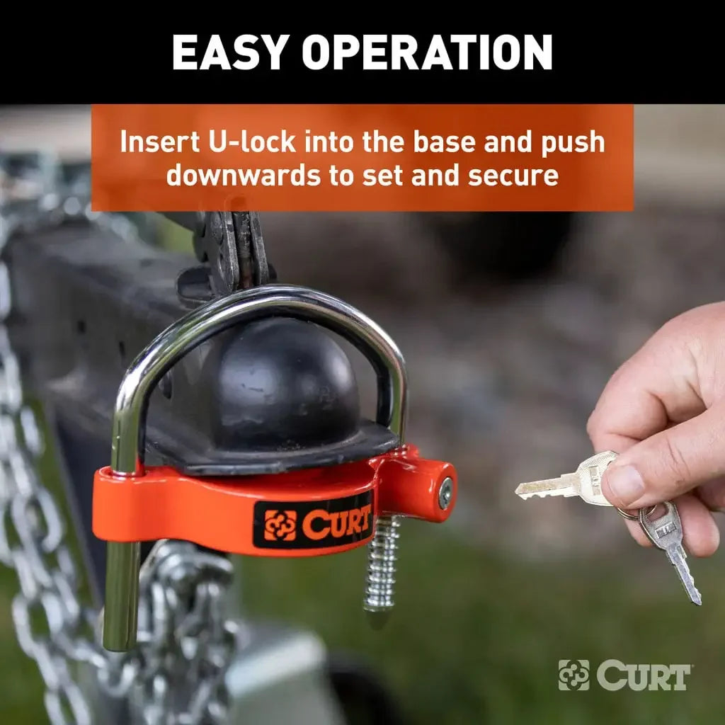 CURT 23090 Universal Trailer Coupler Lock - View 6