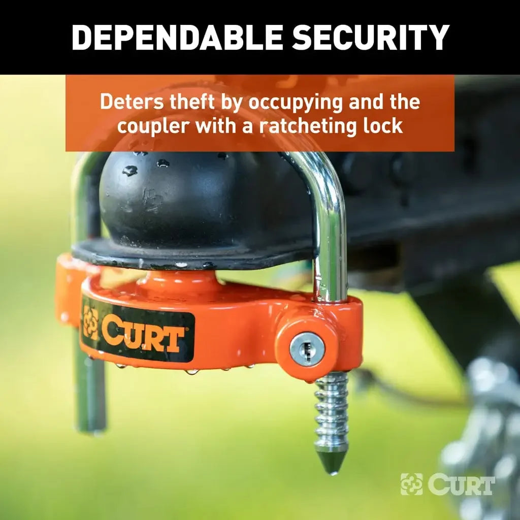 CURT 23092 Hitch & Coupler Lock Set, 2" or 2-1/2" Receivers, 1-7/8" to 2-5/16" Couplers - View 5