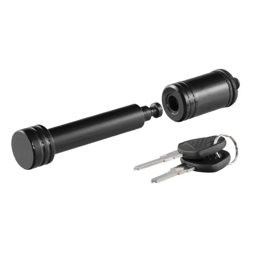 CURT 23518 5/8" Hitch Lock (2" Receiver, Barbell, Black) - View 1
