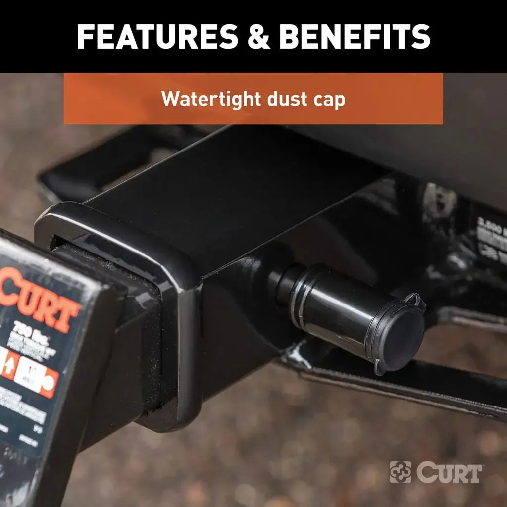 CURT 23518 5/8" Hitch Lock (2" Receiver, Barbell, Black) - View 7
