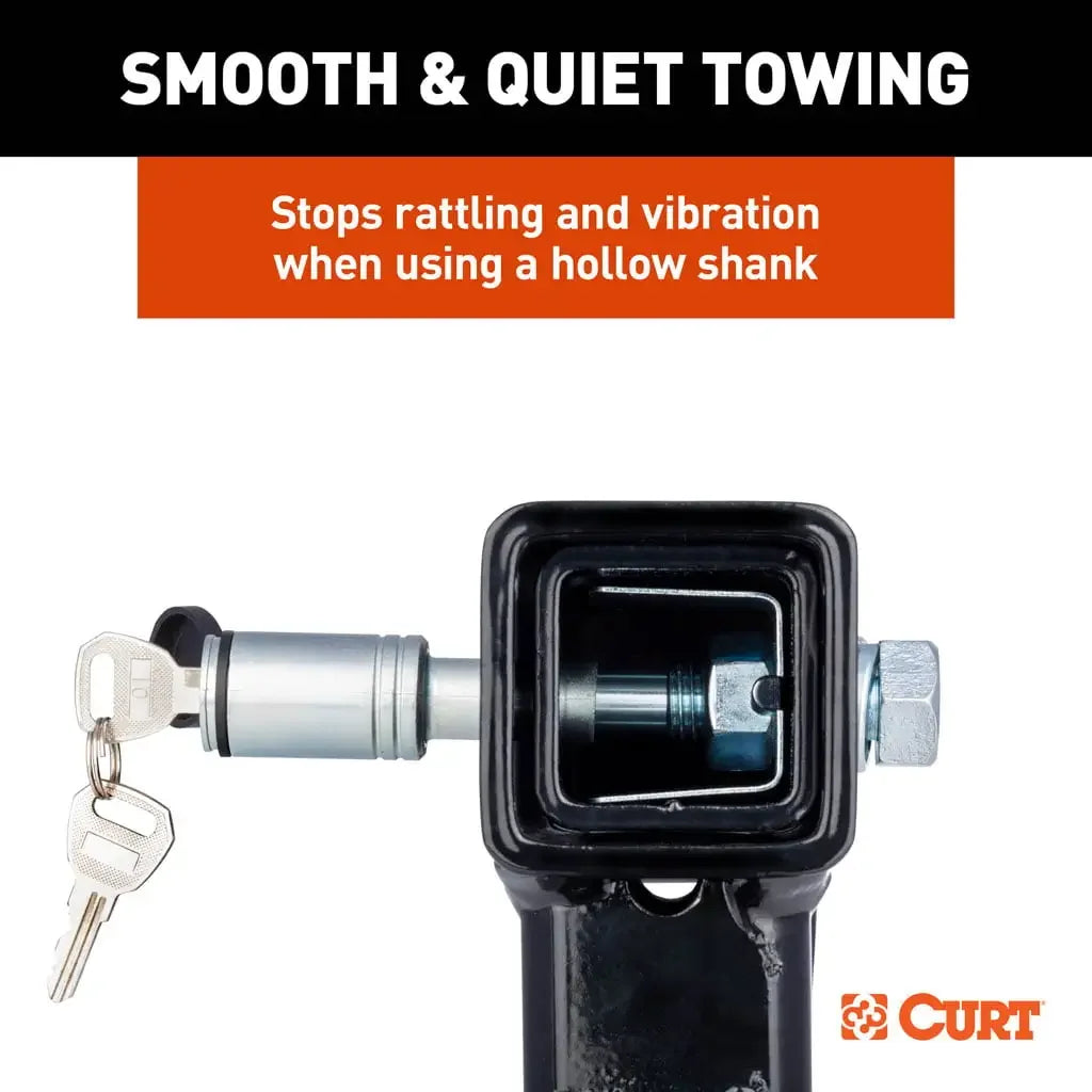 CURT 23535 Anti-Rattle Hitch Lock, Fits 2" Receivers - View 4