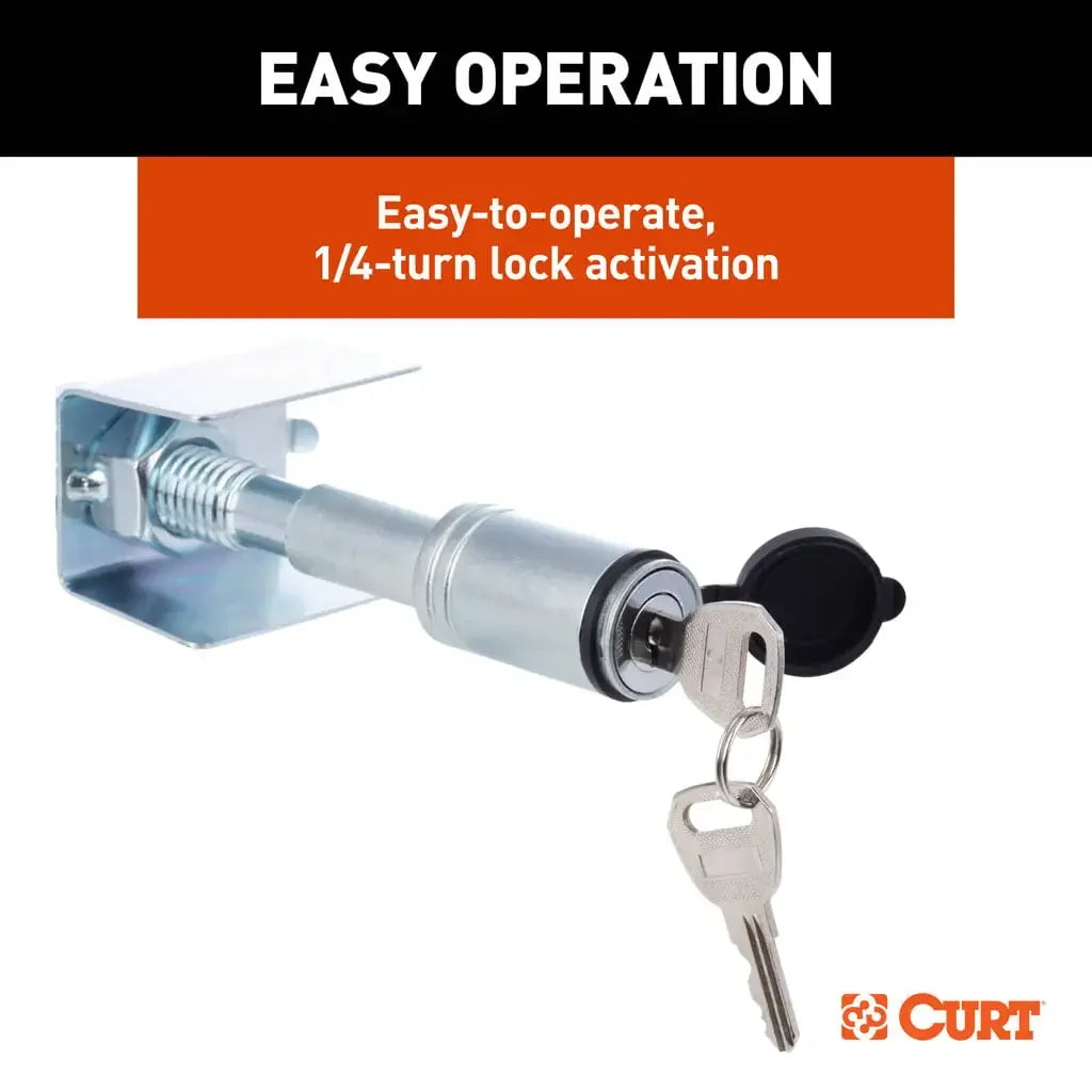 CURT 23535 Anti-Rattle Hitch Lock, Fits 2" Receivers - View 6
