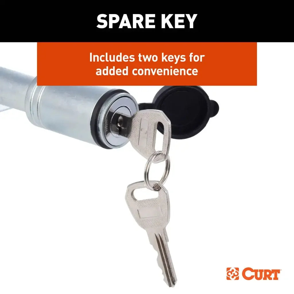CURT 23535 Anti-Rattle Hitch Lock, Fits 2" Receivers - View 9