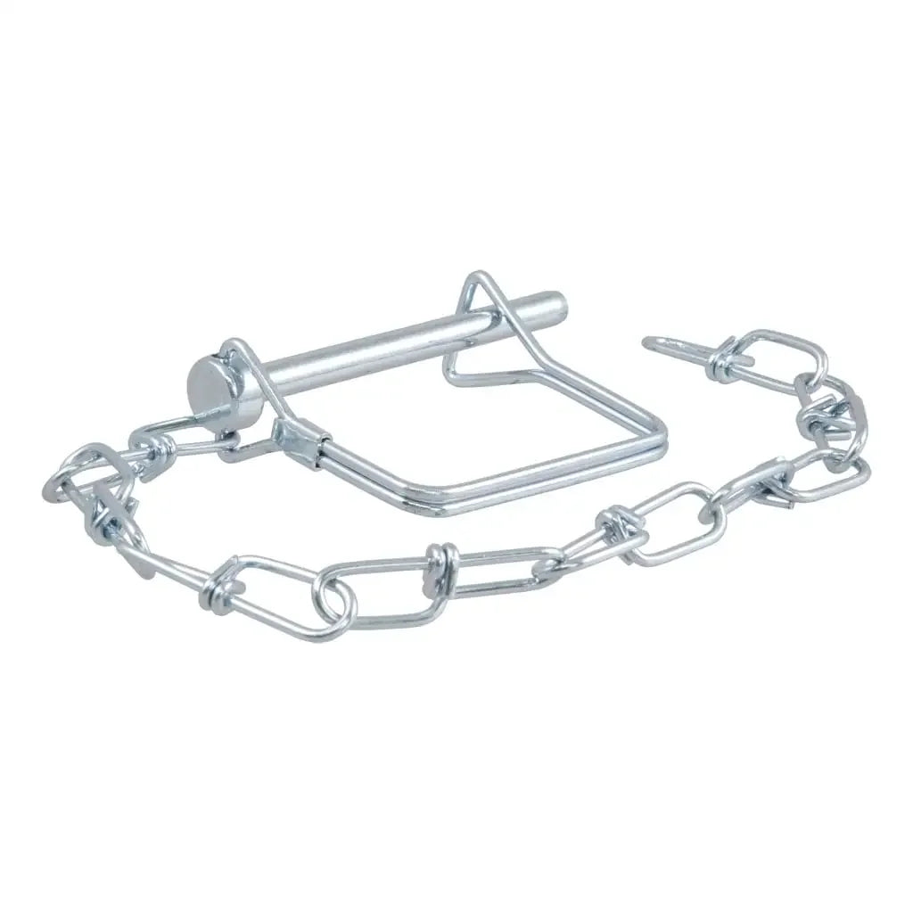 CURT 25012 1/4" Safety Pin with 12" Chain (2-3/4" Pin Length) - View 1