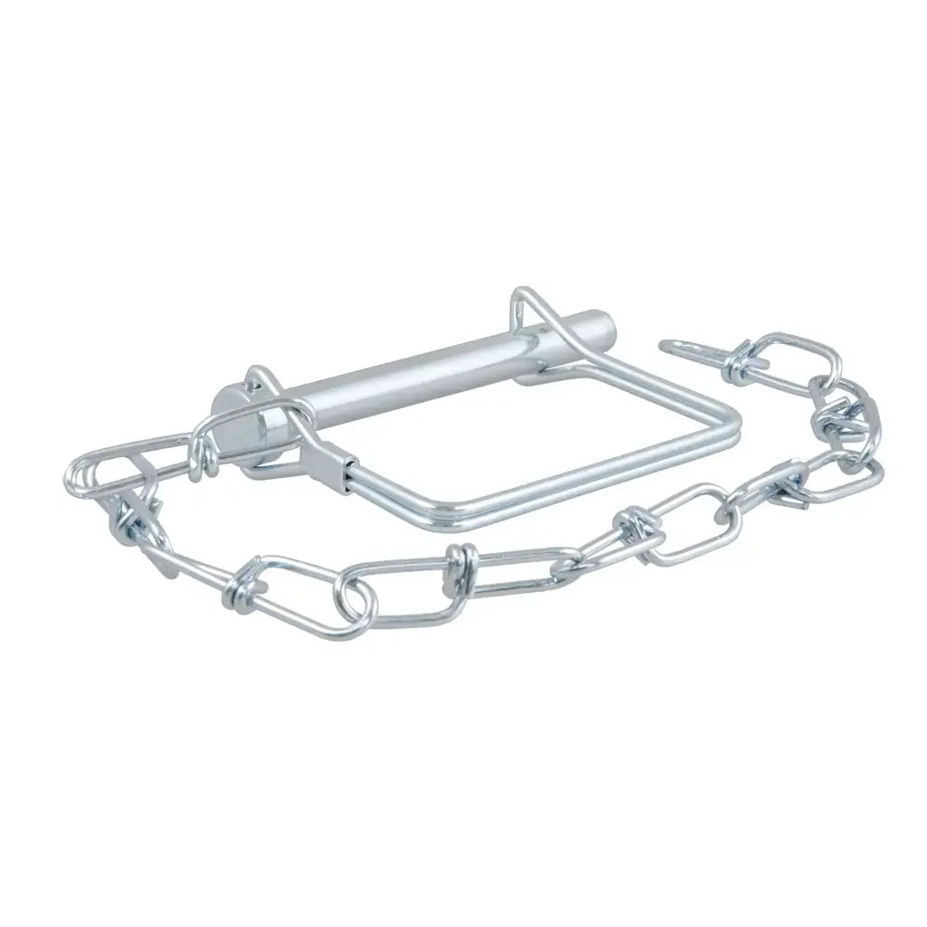 CURT 25034 5/16" Safety Pin with 12" Chain (3" Pin Length) - View 1