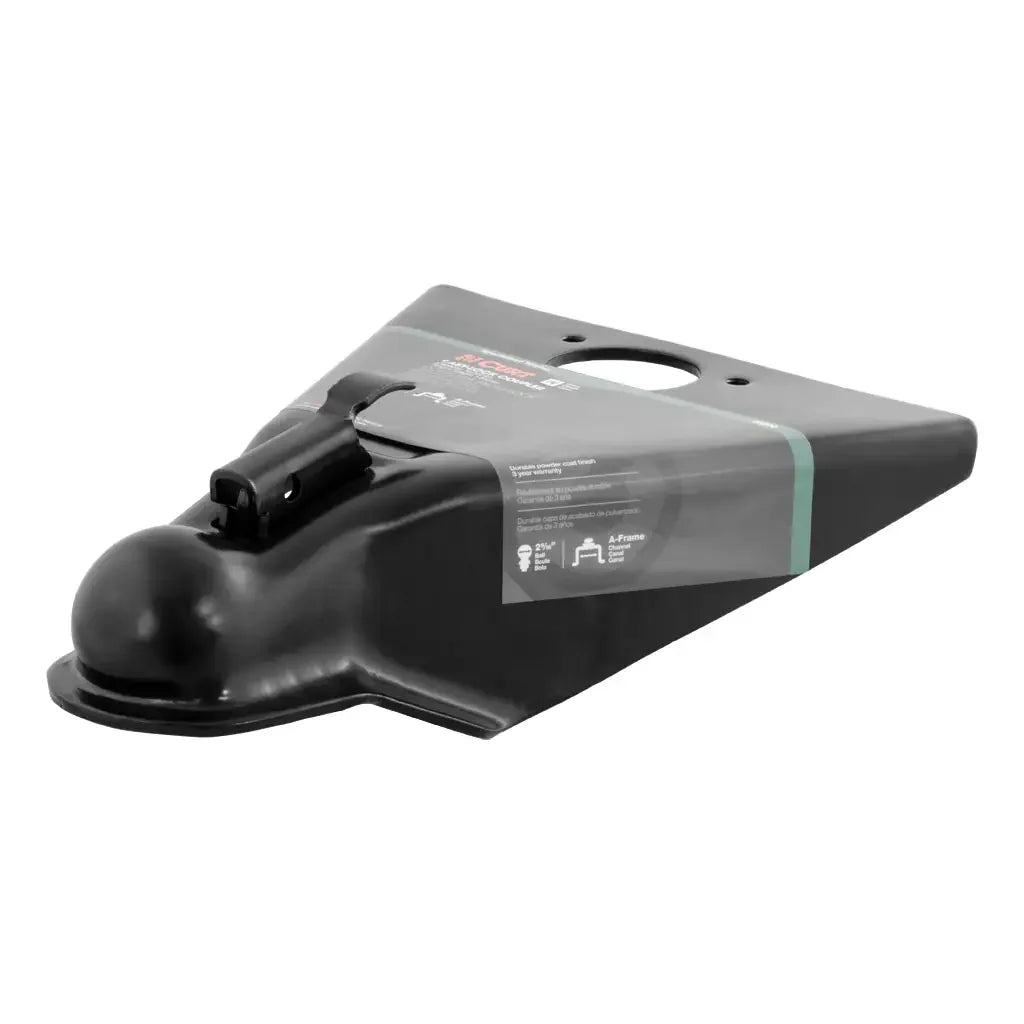 CURT 25200 2-5/16" A-Frame Coupler with Easy-Lock (10,000 lbs, Black) - View 1