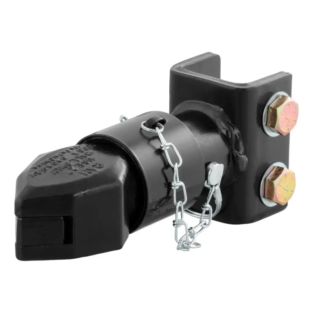 CURT 25319 2" Channel-Mount Coupler with Sleeve-Lock (7,000 lbs, Black) - View 1