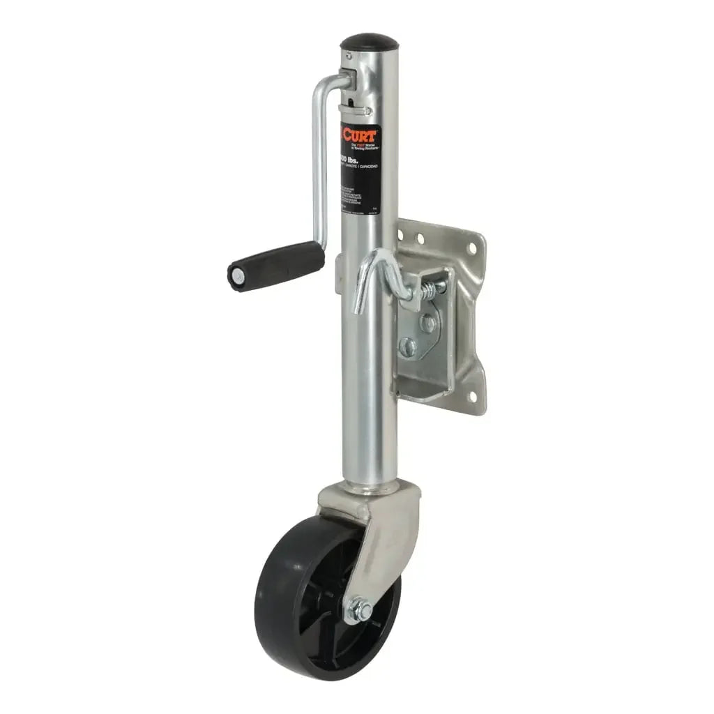 CURT 28113 Marine Jack with 6" Wheel (1,200 lbs, 10" Travel, Packaged) - View 9