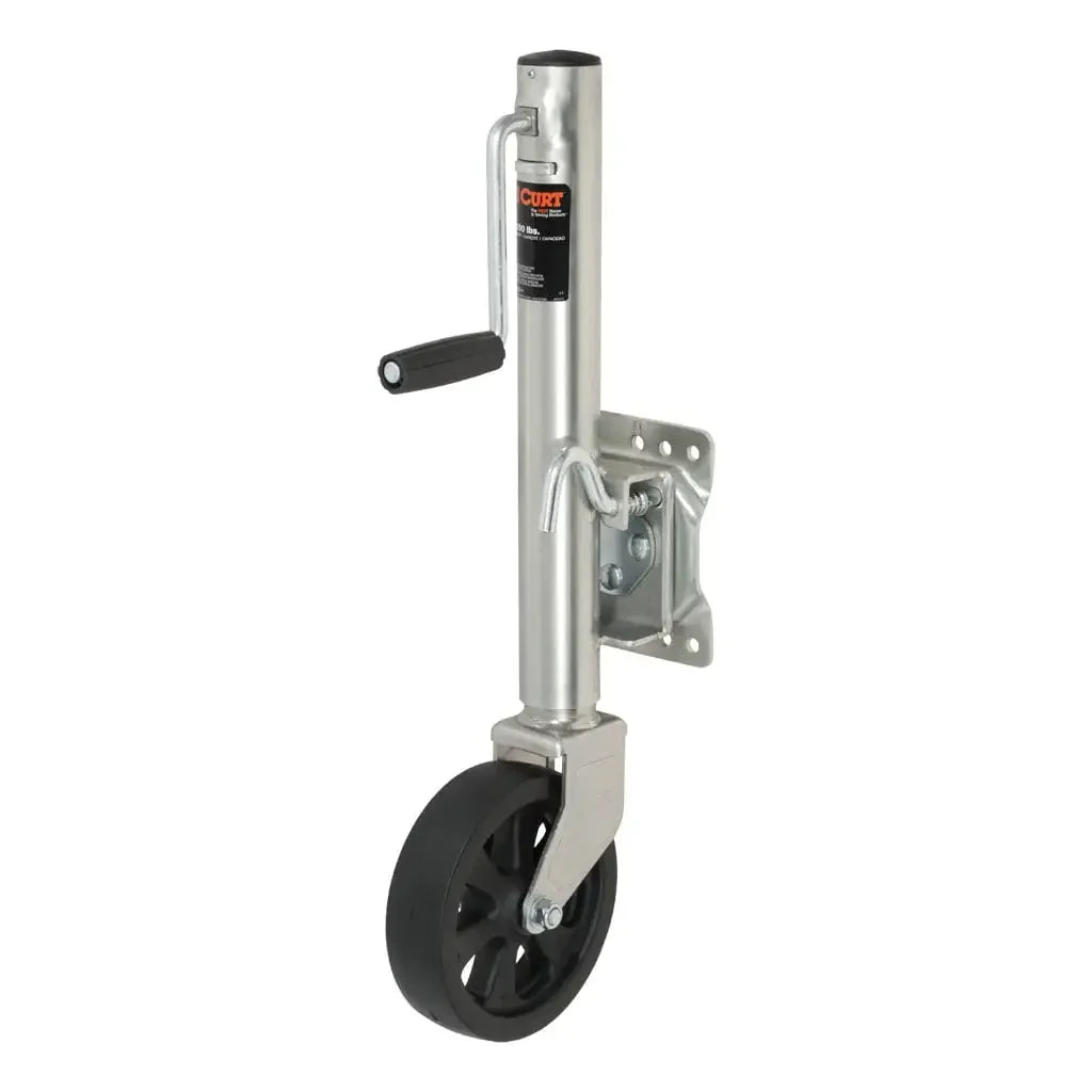 CURT 28116 Marine Jack with 8" Wheel (1,500 lbs, 10" Travel, Packaged) - View 9