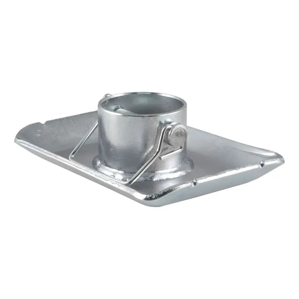 CURT 28273 Pin-On Jack Foot (Fits 2" Tube, 2,000 lbs, 1-11/16" Height, Packaged) - View 6