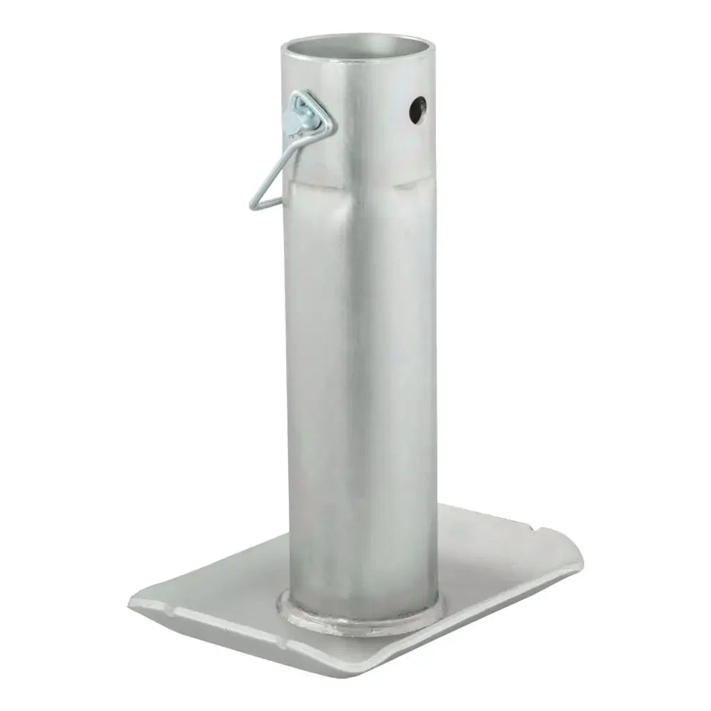 CURT 28275 Pin-On Jack Foot (Fits 2" Tube, 2,000 lbs, 8-1/2" Height, Packaged) - View 6