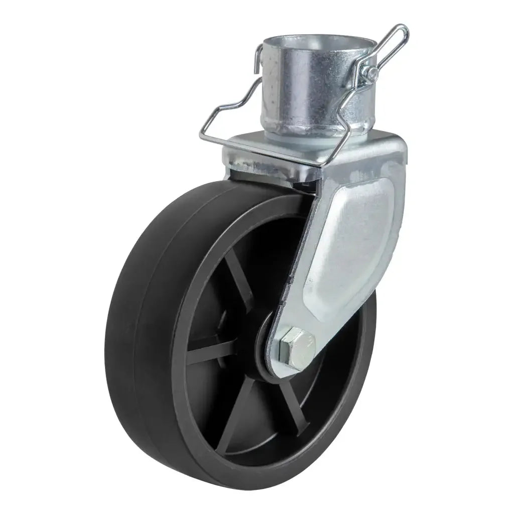 CURT 28276 6" Jack Caster (Fits 2" Tube, 1,200 lbs.) - View 1