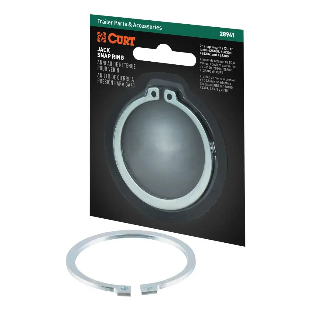 CURT 28941 Replacement Jack Snap Ring (Packaged) - View 1