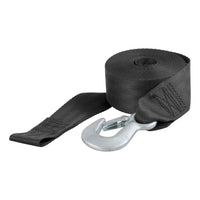 CURT 29007 20' Winch Strap with Snap Hook (1,333 lbs.) - View 1